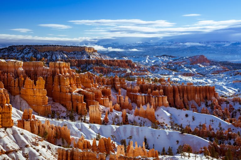 Bryce Canyon National Park in Winter, Utah, USA