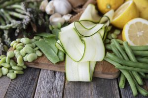 Zucchini Ribbons and Other Vegetables